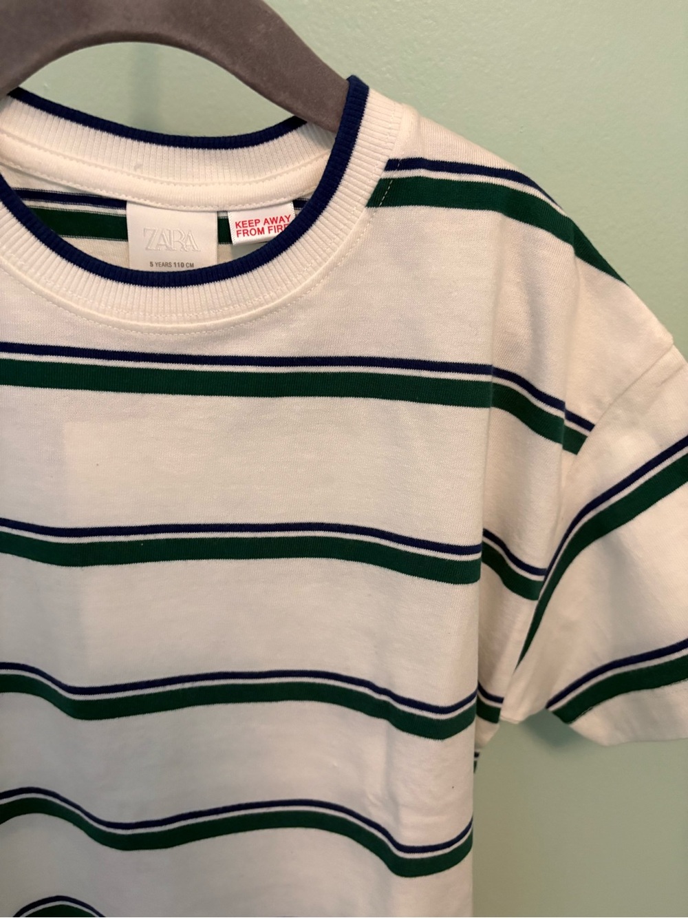 ZARA STRIPED T-SHIRT - Picture 6 of 10